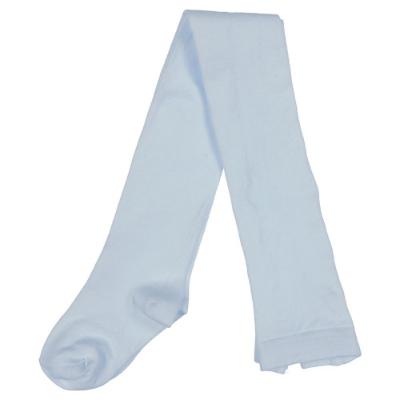 Picture of Meia Pata Plain Cotton Tights - Baby Blue