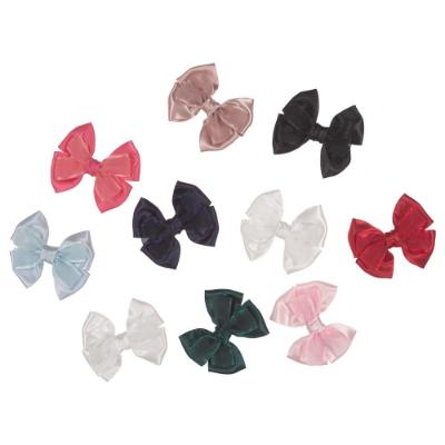 Picture of Meia Pata Satin & Tulle Double Bow Hairclip - White