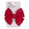 Picture of Meia Pata Satin & Tulle Double Bow Hairclip - Red