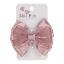 Picture of Meia Pata Satin & Tulle Double Bow Hairclip - Dark Pink