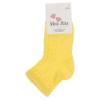 Picture of Meia Pata Unisex Openwork Knit Ankle Socks - Canary Yellow