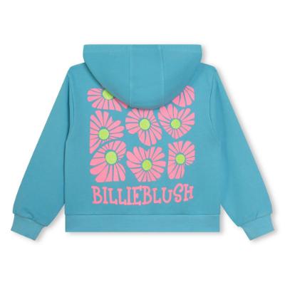 Picture of Billieblush Jersey Flower Hoodie - Blue