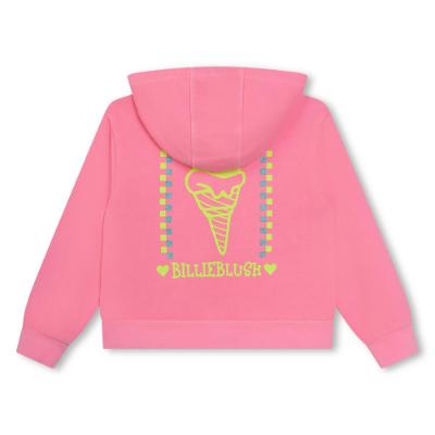 Picture of Billieblush Jersey Ice Cream Hoodie - Pink