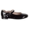 Picture of Panache Girls Scallop Pump - Black Patent