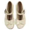 Picture of Panache Girls Double Bow Mary Jane Shoe - Cream Patent 