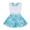 Picture of A Dee Oprah Ocean Pearl Mixed Dress - Bright White