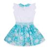 Picture of A Dee Oprah Ocean Pearl Mixed Dress - Bright White