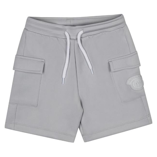 Picture of Mitch & Son JNR Wylie Knitted Poly Shorts - Light Grey