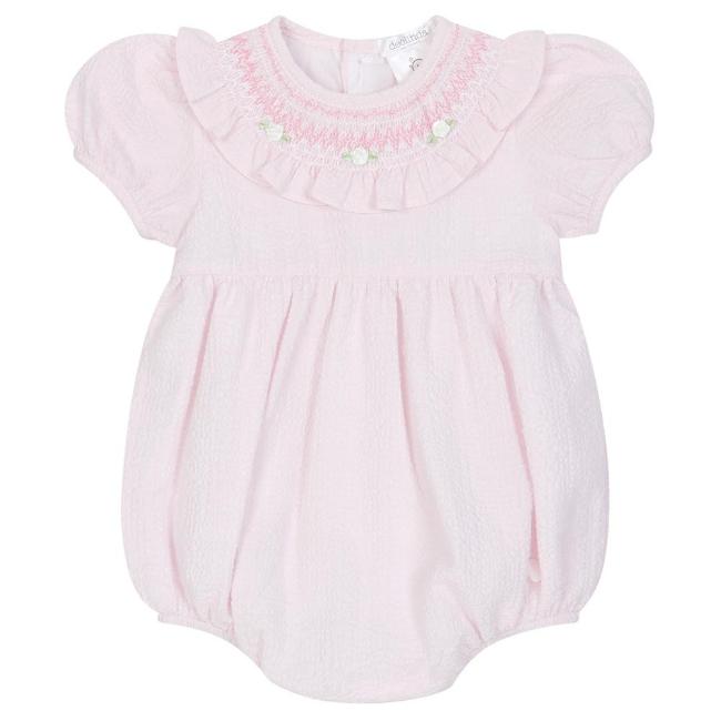 Picture of Deolinda Baby Girls Lizzie Smocked Collar Shortie - Pink