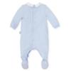 Picture of Tutto Piccolo Baby Boys Jersey Sleepsuit - Baby Blue