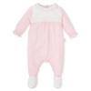 Picture of Tutto Piccolo Baby Girls Jersey Sleepsuit - Baby Pink