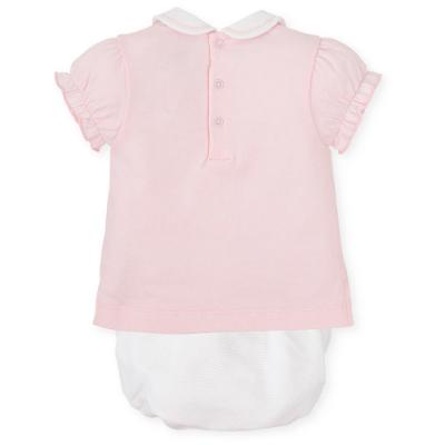 Picture of  Tutto Piccolo Baby Girls Jersey Jampant Set X 2 - Baby Pink