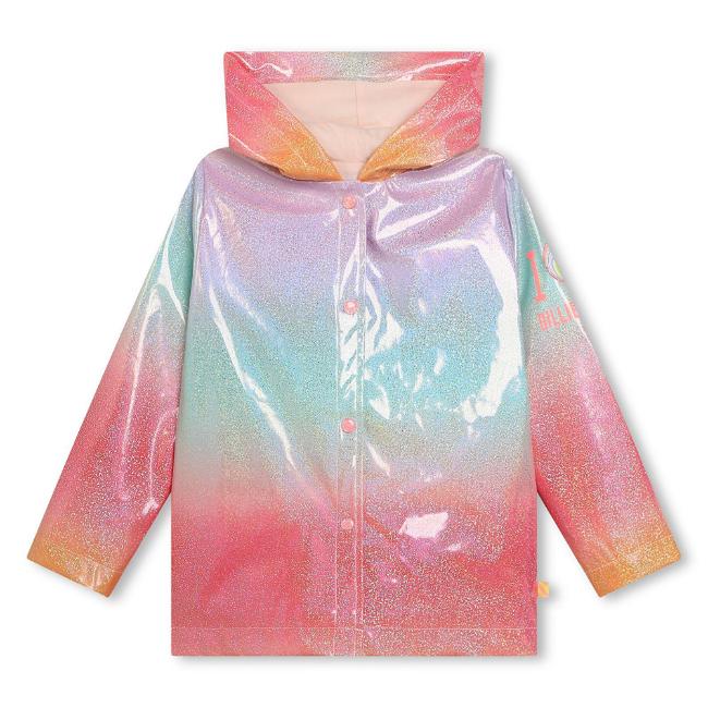 Picture of Billieblush Rainbow Glitter Raincoat - Pink
