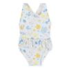 Picture of Tutto Piccolo Bowling Collection Baby Girls Swimsuit - Blue Lemon