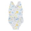 Picture of Tutto Piccolo Bowling Collection Baby Girls Swimsuit - Blue Lemon