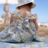 Picture of Tutto Piccolo Bowling Collection Baby Girls Beach Dress - Blue Lemon