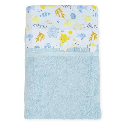 Picture of Tutto Piccolo Bowling Collection Beach Towel - Blue Lemon