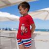 Picture of Tutto Piccolo Golf Collection Boys Swim Boxers - Red 