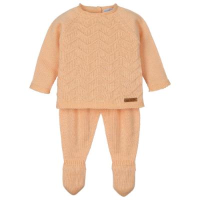 Picture of Mac Ilusion Ambolo Collection Seamless Sweater & Leggings Set - Pale Peach