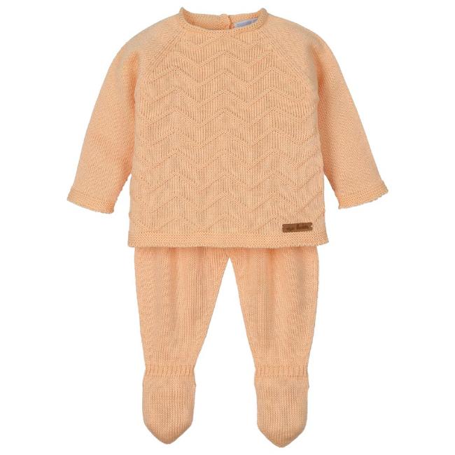 Picture of Mac Ilusion Ambolo Collection Seamless Sweater & Leggings Set - Pale Peach