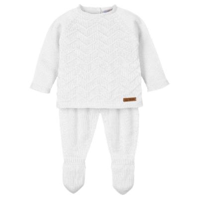 Picture of Mac Ilusion Ambolo Collection Seamless Sweater & Leggings Set - White