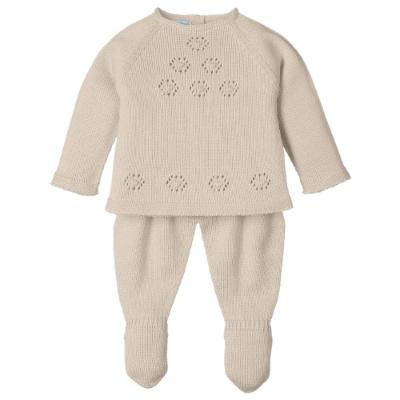 Picture of Mac Ilusion Aiguablava Collection Seamless Sweater & Leggings Set - Beige 