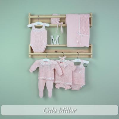 Picture of Mac Ilusion Millor Collection Jampant Set X 3 With Bonnet - Petal Pink