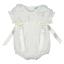 Picture of Mac Ilusion Luna Collection Special Occasion Plumeti Romper - Ivory 