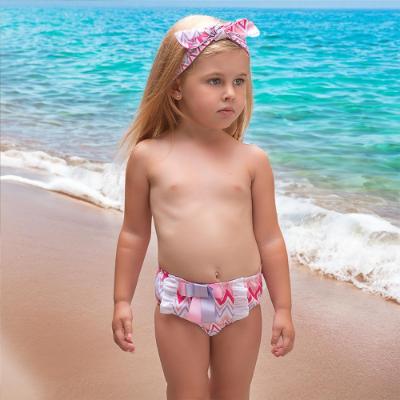 Picture of Rochy Baby Girls Zig Zag Collection Swim Panties & Tunic Set - Fucshia Lilac 