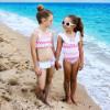 Picture of Rochy Girls Zig Zag Collection Ruffle Swimsuit - Fucshia Lilac