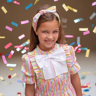 Picture of Rochy Girls Stripes Collection Dress - Multicoloured