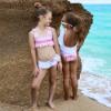 Picture of Rochy Girls Zig Zag Collection Ruffle Bikini - Fucshia Lilac