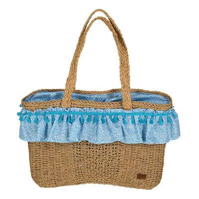 Picture of Mayoral Straw Beach Bag - Turquoise