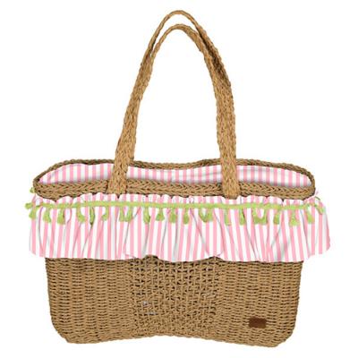 Picture of Mayoral Straw Beach Bag - Pink