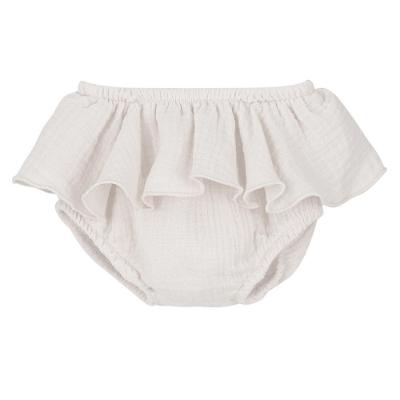 Picture of Calamaro Baby Summer Altea Cheesecloth Skirted Jampants - Cream 