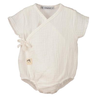 Picture of Calamaro Baby Summer Altea Cheesecloth  Romper - Ivory