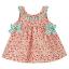 Picture of Calamaro Baby Summer Prunela Floral Dress With Gingham Bows - Mint Floral