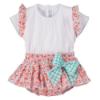 Picture of Calamaro Baby Summer Prunela Skirted Jampant Set - Mint Floral 