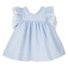 Picture of Calamaro Baby Summer Anis Lace Ruffle Sleeve Dress - Pale Blue