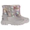 Picture of Hunter Little Kids Intrepid Reflective Snow Boots - Camo Grey Rainbow Snow 