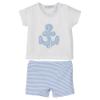 Picture of Calamaro Baby Summer Ancla Anchor Swim Set - White Blue