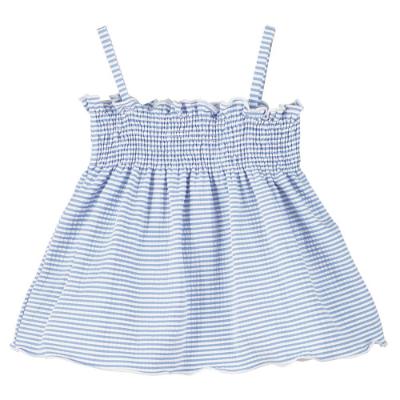 Picture of Calamaro Baby Summer Marinero Stripe Sundress - Pale Blue