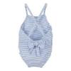 Picture of Calamaro Baby Summer Marinero Stripe Swimsuit- Pale Blue 