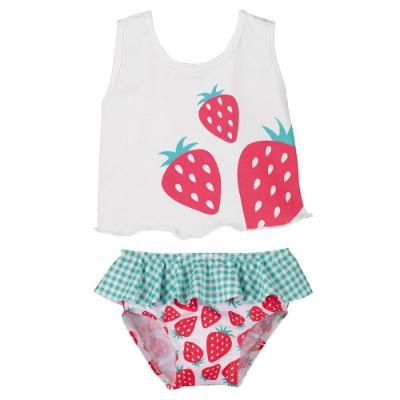 Picture of Calamaro Baby Summer Fresas Strawberry Swim Set x 2 - Red