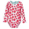 Picture of Calamaro Baby Summer Fresas Strawberry L/S Swimsuit - Red 