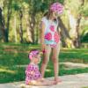 Picture of Calamaro Baby Summer Fresas Strawberry Swim Set x 2 - Red