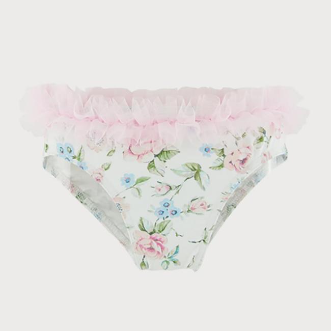 Picture of Sardon Rosas Girls Ruffle Swim Bottoms - Pink Floral