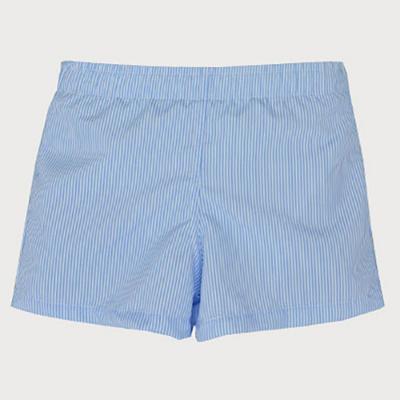 Picture of Sardon Rayas Boys Fine Stripe Swim Shorts - Pale Blue 