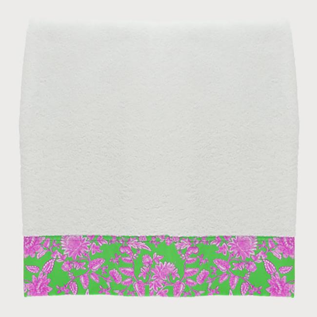 Picture of Sardon Kashmir Collection Beach Towel - Green Fuschia