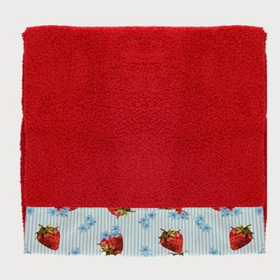 Picture of Sardon Strawberries Collection Beach Towel - Blue Red